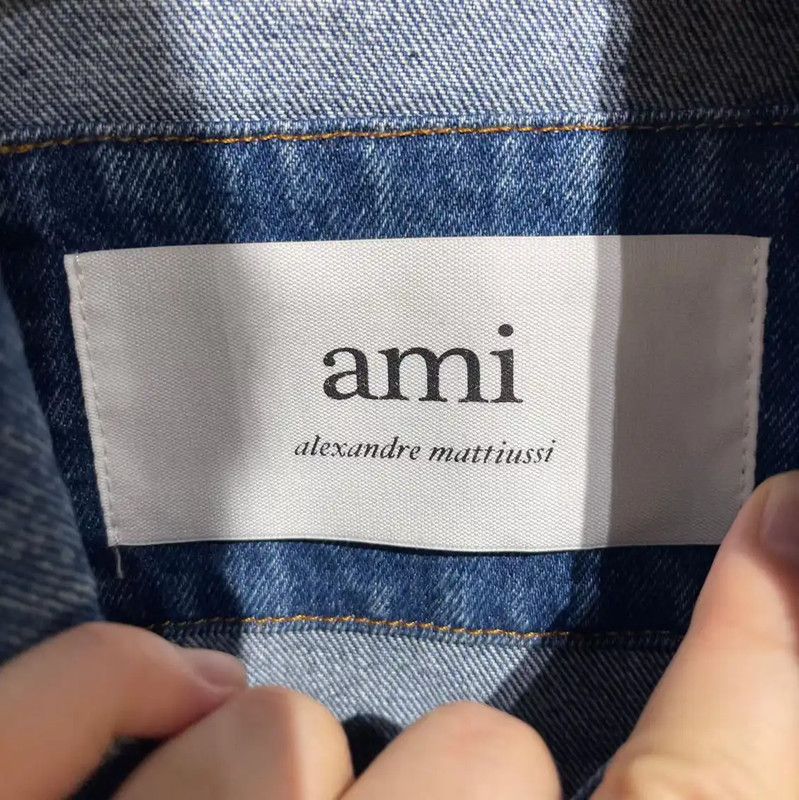 AMI AMI Blue Denim Men's Jacket 0089 Size US XL / EU 56 / 4 - 3 Thumbnail