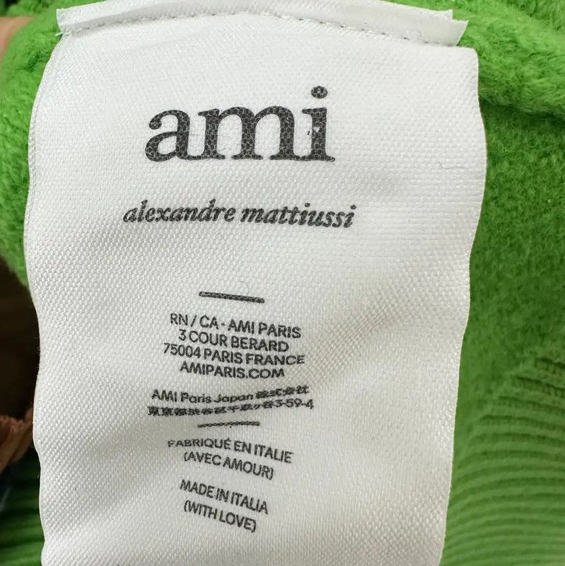 AMI AMI Green Men's Hoodie with Heart Design 0089 Size US S / EU 44-46 / 1 - 6 Thumbnail