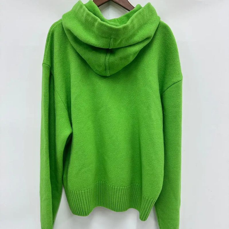 AMI AMI Green Men's Hoodie with Heart Design 0089 Size US S / EU 44-46 / 1 - 2 Thumbnail