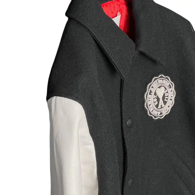 AMI AMI Color Block Wool Logo Jacket for Men 0089 Size US S / EU 44-46 / 1 - 6 Thumbnail