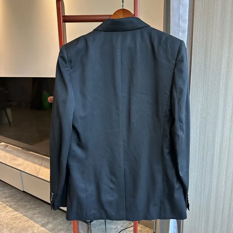 Ann Demeulemeester Ann Demeulemeester Men's Black Cotton Jacket 0089 Size US L / EU 52-54 / 3 - 2 Thumbnail