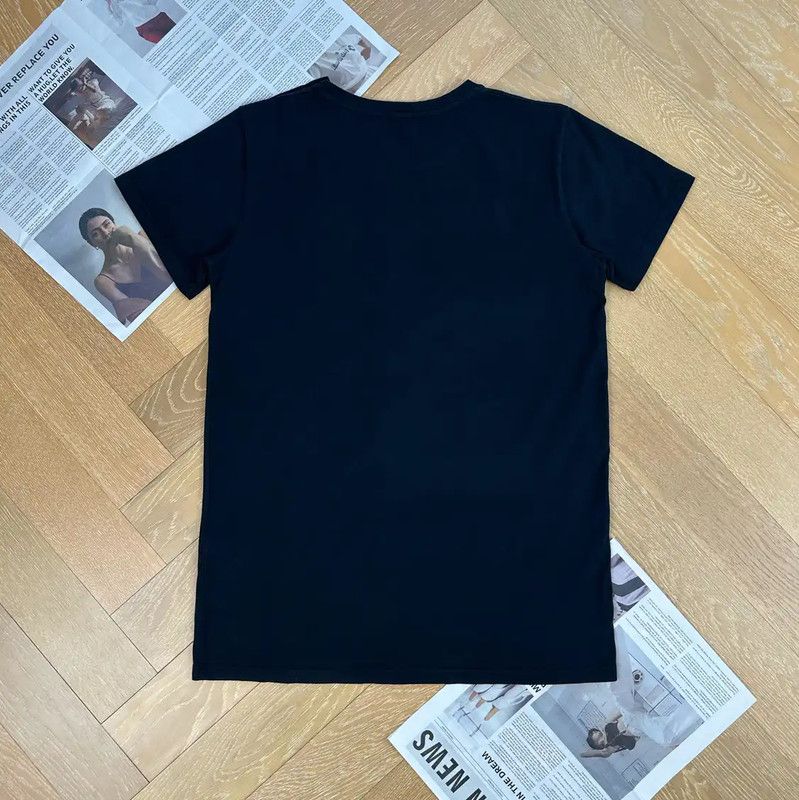 Balmain Balmain Black Men's T-Shirt with Logo 0089 Size US M / EU 48-50 / 2 - 2 Thumbnail