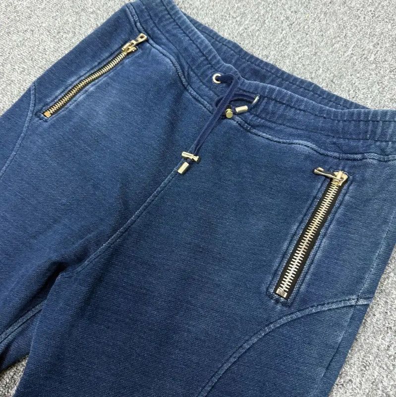 Balmain Balmain Blue Cotton Casual Men's Pants 0089 Size US 34 / EU 50 - 3 Thumbnail