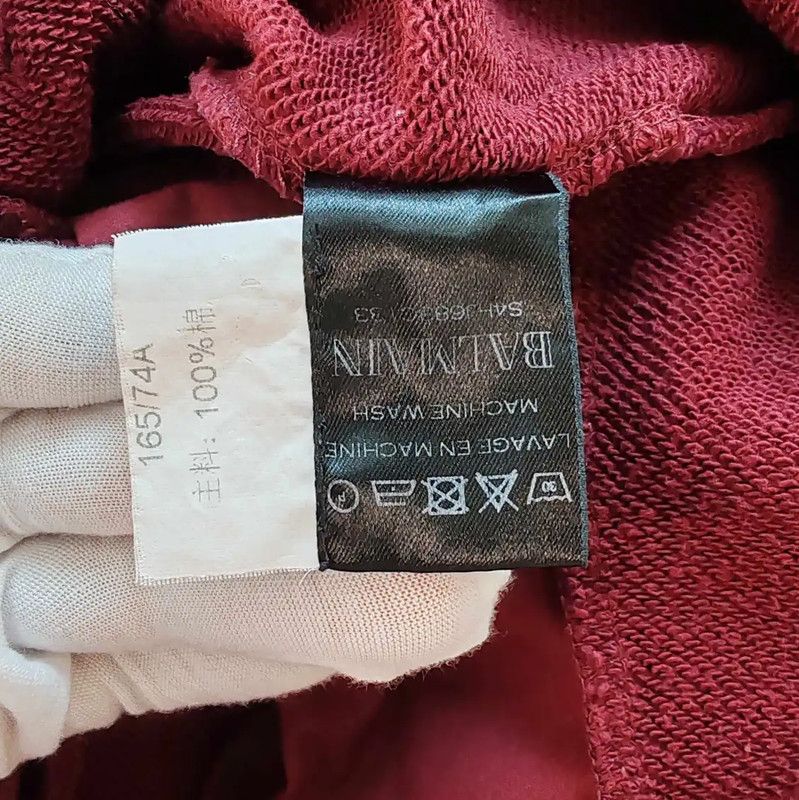 Balmain Balmain Men's Casual Pants in Red 0089 Size US 32 / EU 48 - 4 Thumbnail