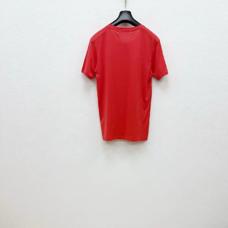 Balmain Balmain Red Cotton Short Sleeve Men's T-Shirt 0089 Size US M / EU 48-50 / 2 - 3 Thumbnail