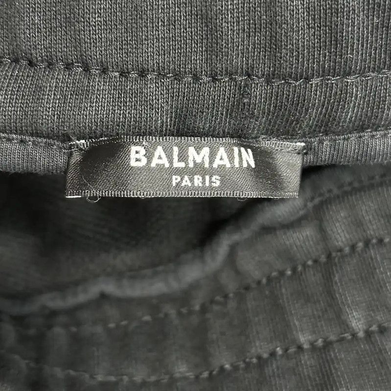 Balmain Balmain Black Cotton Men's Casual Pants 0089 Size US 36 / EU 52 - 7 Thumbnail
