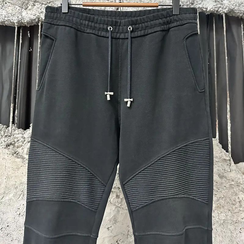 Balmain Balmain Black Cotton Men's Casual Pants 0089 Size US 36 / EU 52 - 3 Thumbnail