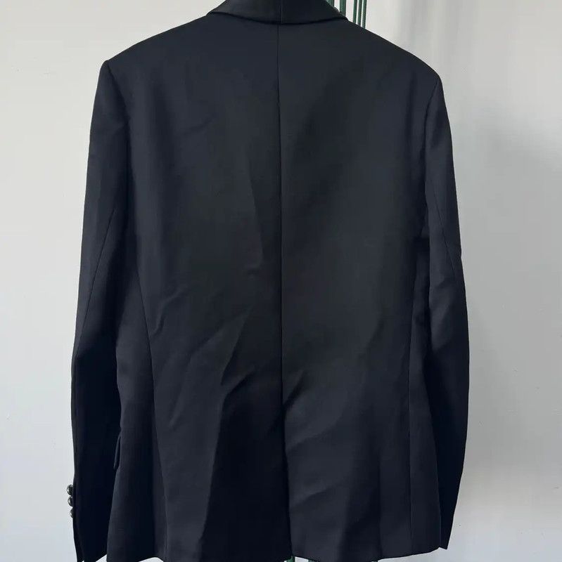 Balmain Balmain Black Cotton Embroidered Long Sleeve Jacket 0089 Size US M / EU 48-50 / 2 - 2 Thumbnail
