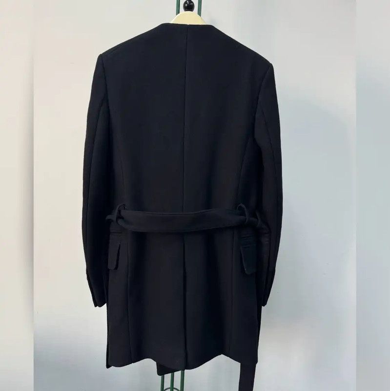 Balmain Balmain Men's Black Mid-Length Coat for Spring/Fall 0089 Size US M / EU 48-50 / 2 - 2 Thumbnail