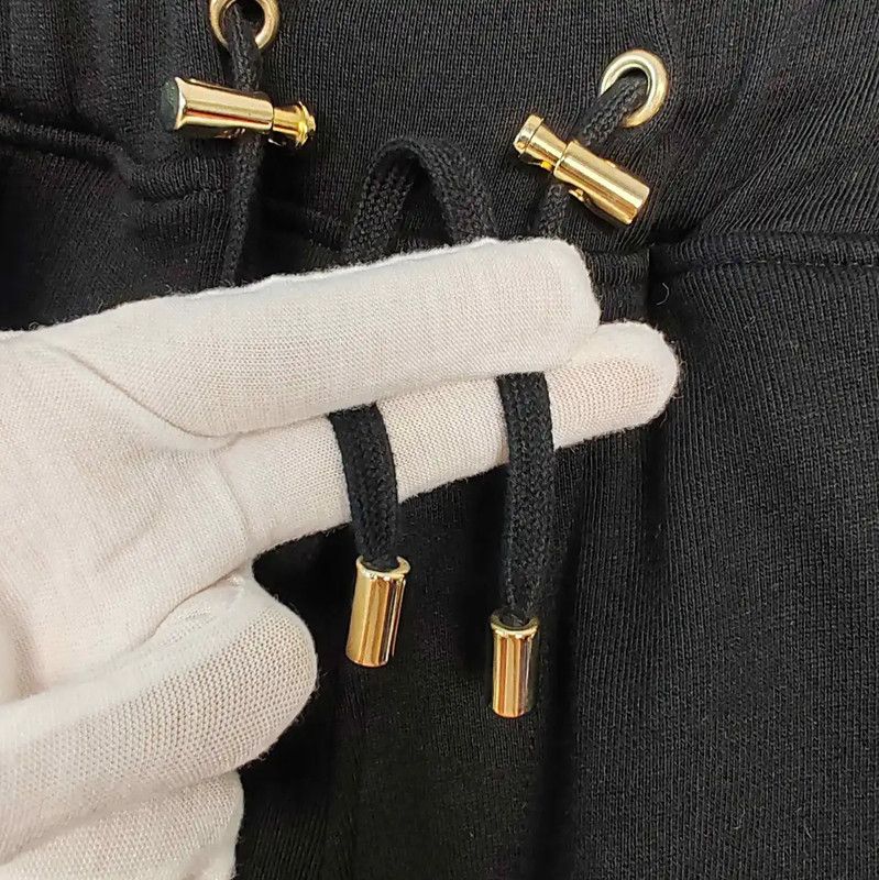 Balmain Balmain Black Cotton Casual Pants for Men 0089 Size US 34 / EU 50 - 3 Thumbnail