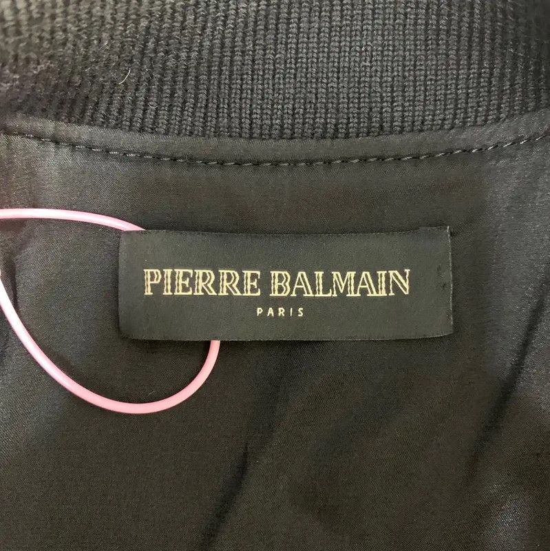 Balmain Balmain Black Leather Jacket with Red Sleeves 0089 Size US M / EU 48-50 / 2 - 3 Thumbnail