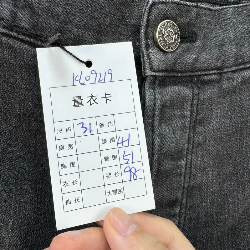 Balmain Balmain M Size Black Denim Casual Pants 0089 Size US 32 / EU 48 - 7 Thumbnail