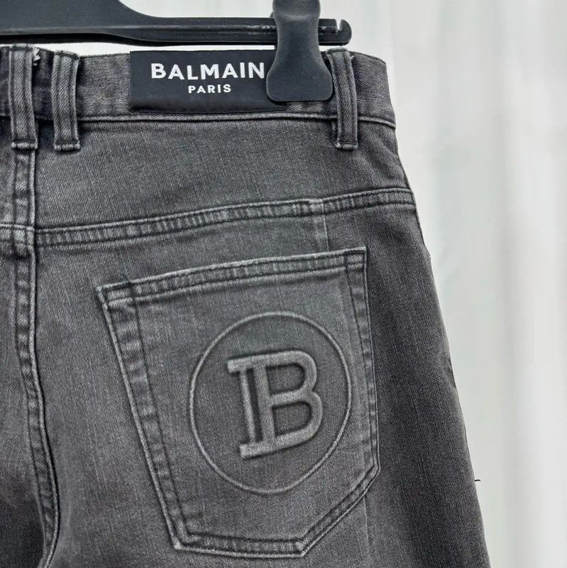 Balmain Balmain M Size Black Denim Casual Pants 0089 Size US 32 / EU 48 - 5 Thumbnail