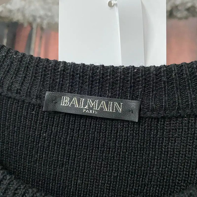 Balmain Balmain Men's Long Sleeve Color Block Sweater 0089 Size US L / EU 52-54 / 3 - 6 Thumbnail
