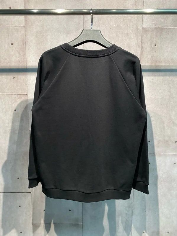 Balmain Balmain Men's Black Cotton Graphic Sweatshirt 0089 Size US L / EU 52-54 / 3 - 3 Thumbnail