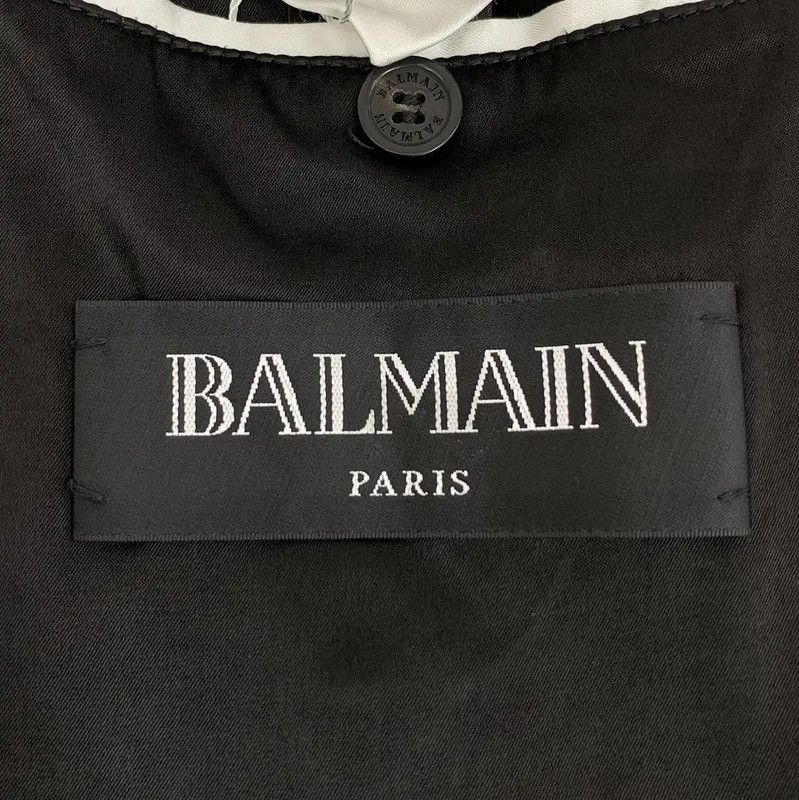 Balmain Balmain Men's Black Nylon Outerwear Jacket 0089 Size US L / EU 52-54 / 3 - 5 Thumbnail