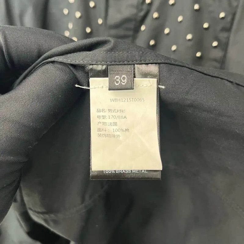 Balmain Balmain Black Cotton Long Sleeve Shirt for Men 0089 Size US XS / EU 42 / 0 - 4 Thumbnail
