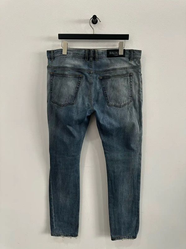 Balmain Balmain Men's Casual Denim Pants in Blue 0089 Size US 34 / EU 50 - 2 Thumbnail