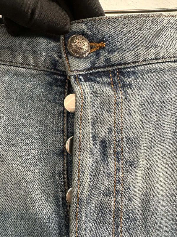 Balmain Balmain Men's Casual Denim Pants in Blue 0089 Size US 34 / EU 50 - 3 Thumbnail