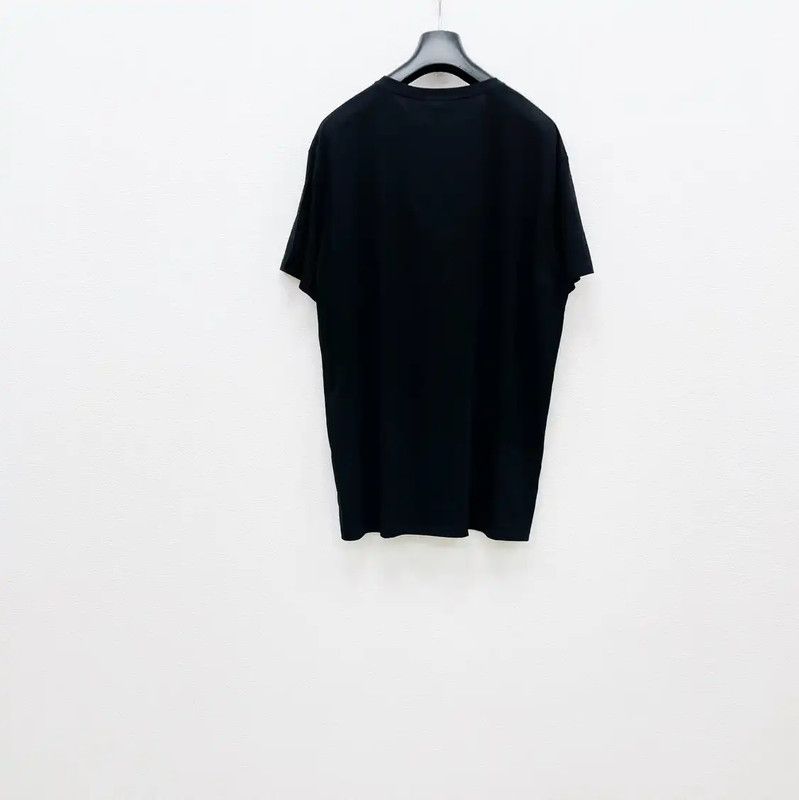 Balmain Balmain Summer Black Cotton Men's T-Shirt 0089 Size US XL / EU 56 / 4 - 2 Thumbnail