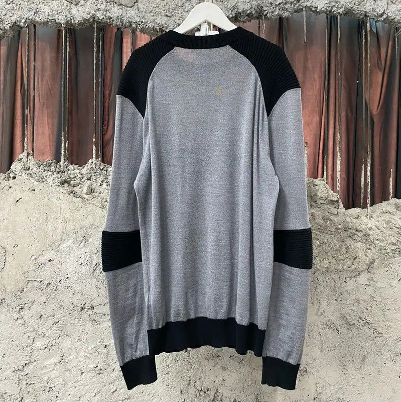 Balmain Balmain Colorblock Long Sleeve Pullover Sweater 0089 Size US XL / EU 56 / 4 - 2 Thumbnail