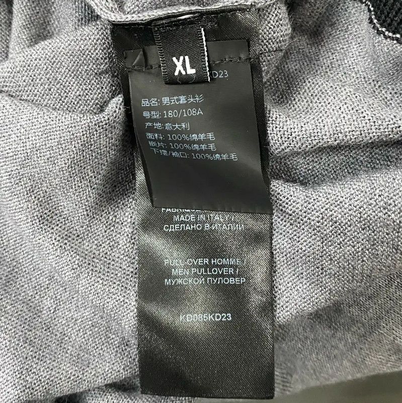 Balmain Balmain Colorblock Long Sleeve Pullover Sweater 0089 Size US XL / EU 56 / 4 - 6 Thumbnail
