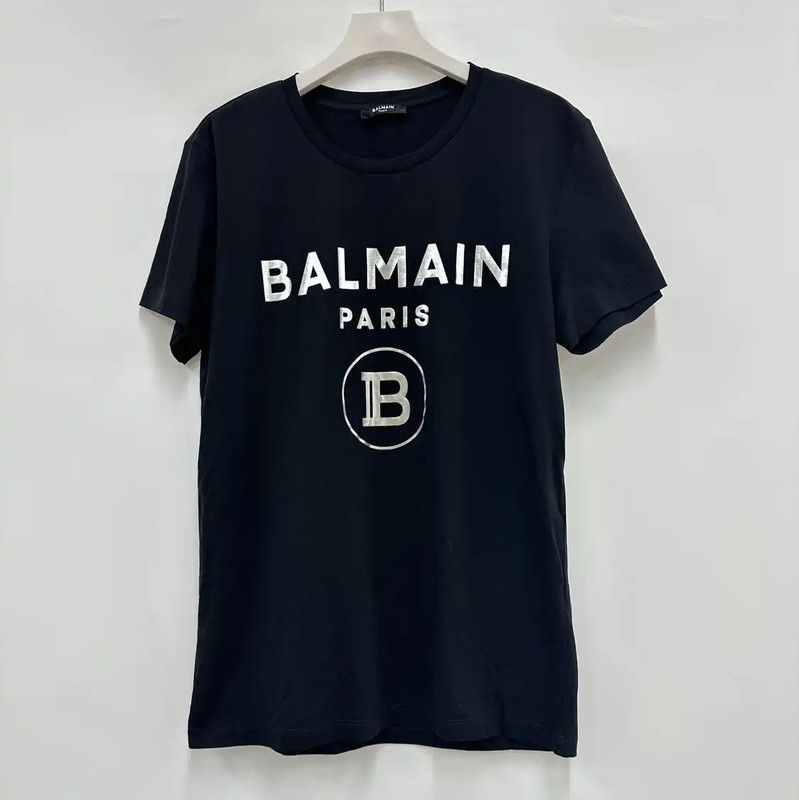 Balmain Balmain Black Cotton Short Sleeve T-Shirt 0089 Size US S / EU 44-46 / 1 - 3 Thumbnail