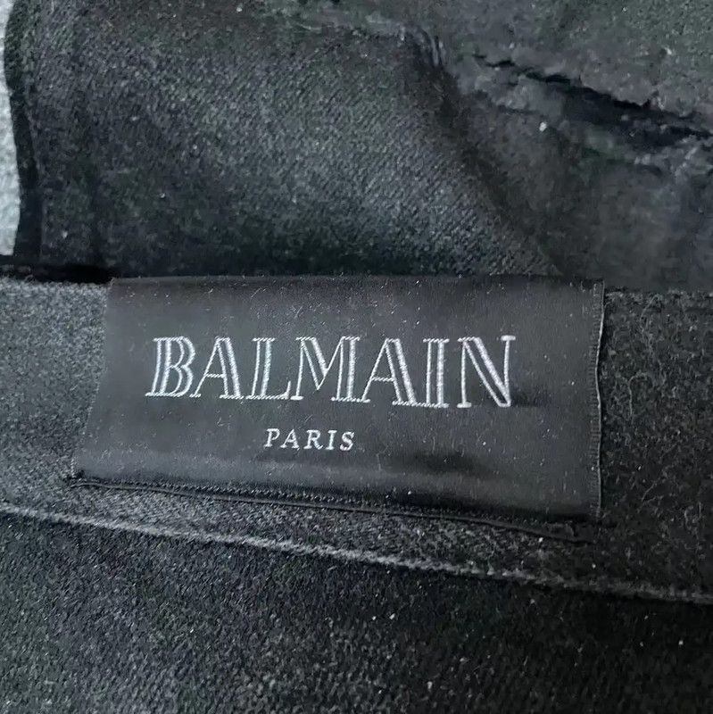 Balmain Balmain Men's Black Denim Casual Pants 0089 Size US 42 / EU 58 - 5 Thumbnail