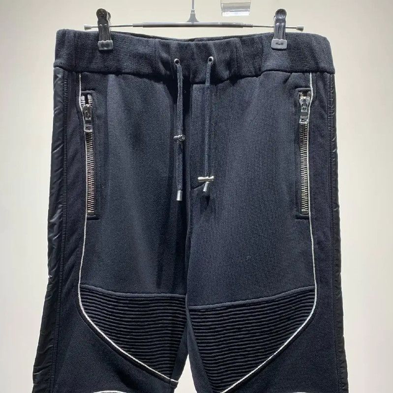 Balmain Balmain Black Cotton Men's Casual Pants 0089 Size US 32 / EU 48 - 3 Thumbnail