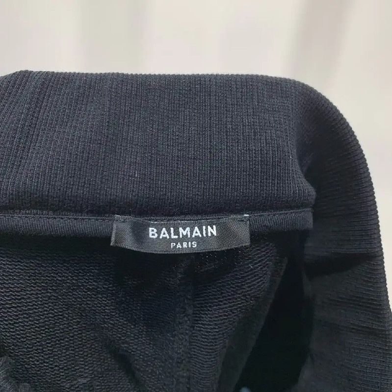 Balmain Balmain Black Cotton Men's Casual Pants 0089 Size US 32 / EU 48 - 2 Thumbnail