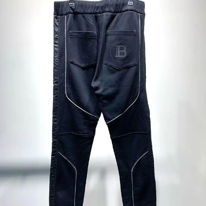 Balmain Balmain Black Cotton Men's Casual Pants 0089 Size US 32 / EU 48 - 6 Thumbnail
