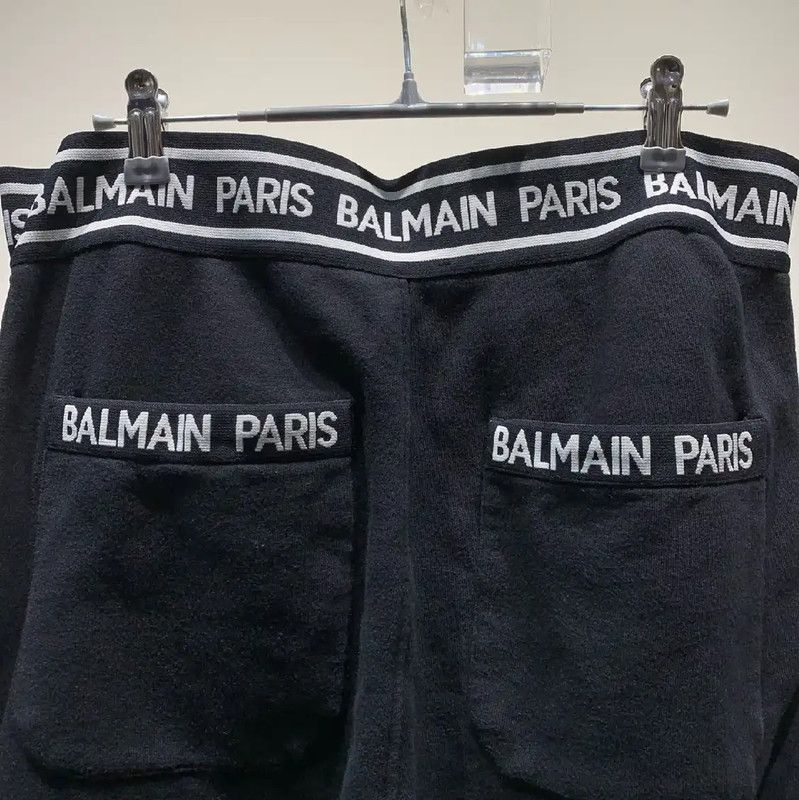 Balmain Balmain Black Casual Pants for Men 0089 Size US 34 / EU 50 - 4 Thumbnail