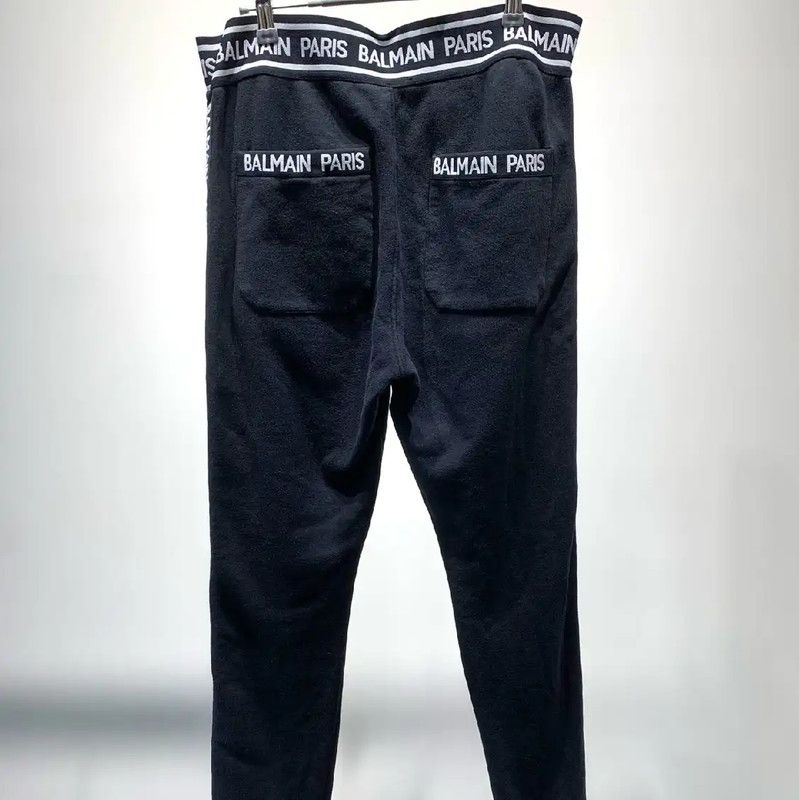 Balmain Balmain Black Casual Pants for Men 0089 Size US 34 / EU 50 - 2 Thumbnail