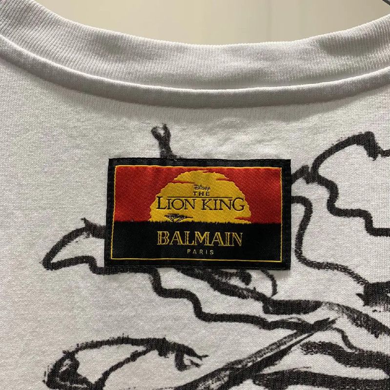 Balmain Balmain White Cotton Men's T-Shirt 0089 Size US L / EU 52-54 / 3 - 3 Thumbnail