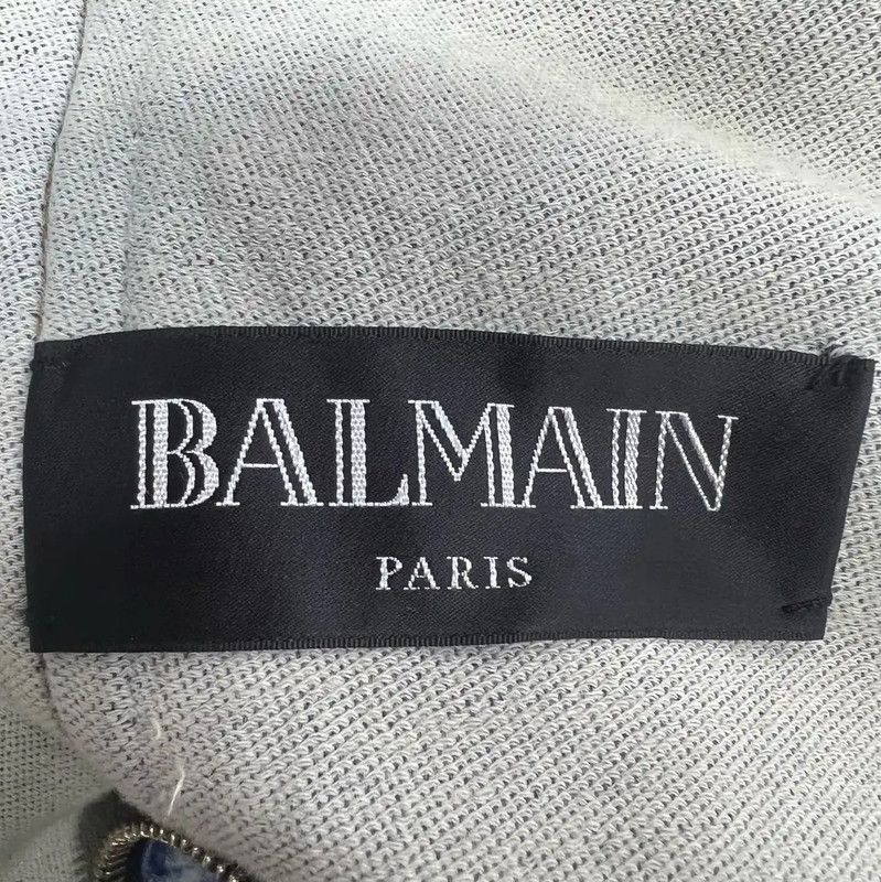 Balmain Balmain Blue Cotton Men's Jacket 0089 Size US S / EU 44-46 / 1 - 3 Thumbnail