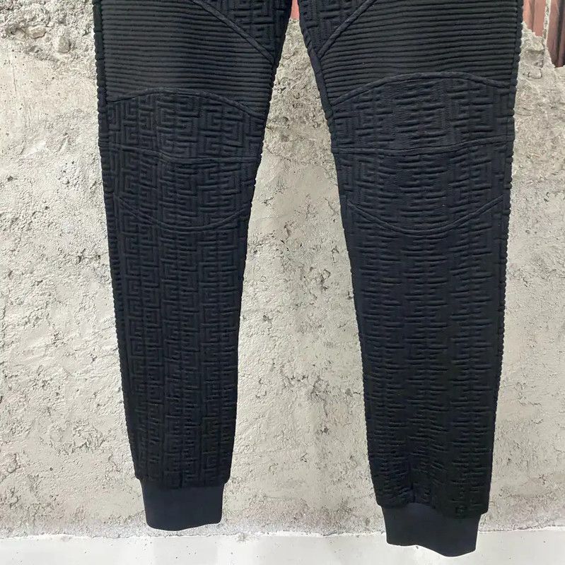 Balmain Balmain Men's Black Casual Pants 0089 Size US 34 / EU 50 - 4 Thumbnail