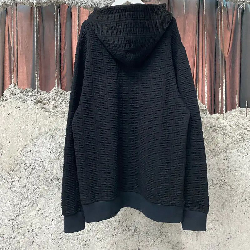 Balmain Balmain Black Long Sleeve Hoodie for Men 0089 Size US S / EU 44-46 / 1 - 2 Thumbnail