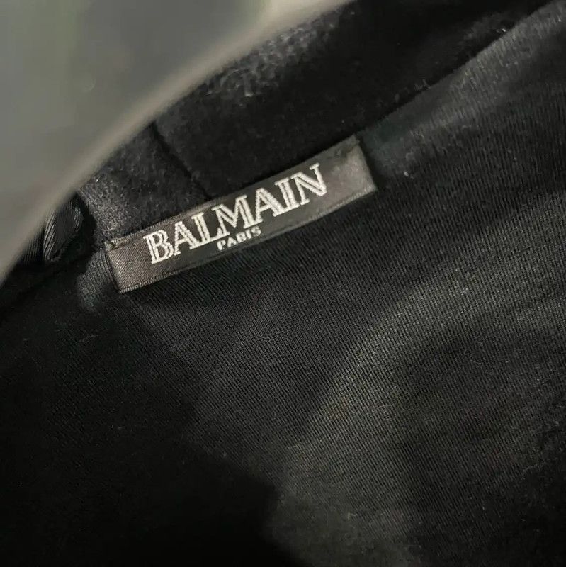 Balmain Balmain Men's Black Long Sleeve Spring Autumn Jacket 0089 Size US XS / EU 42 / 0 - 3 Thumbnail
