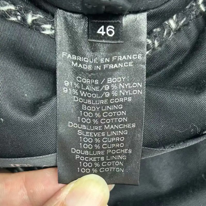 Balmain Balmain Multicolor Wool Blend Short Coat 0089 Size US S / EU 44-46 / 1 - 4 Thumbnail