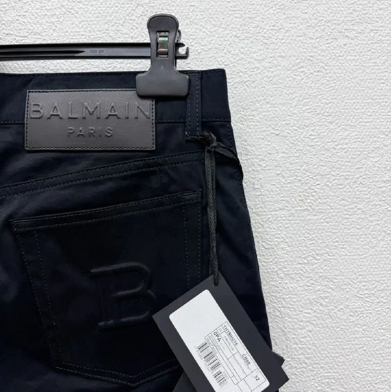 Balmain Balmain Black Casual Pants for Men Size S 0089 Size US 28 / EU 44 - 4 Thumbnail