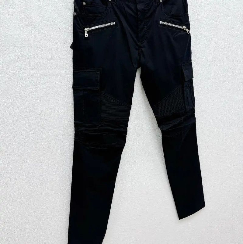 Balmain Balmain Black Casual Pants for Men Size S 0089 Size US 28 / EU 44 - 2 Thumbnail
