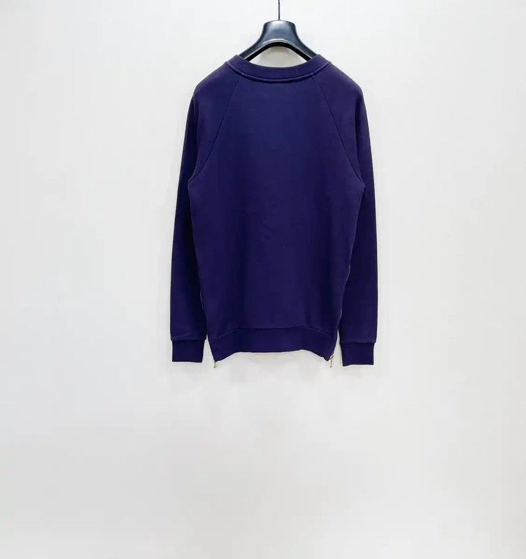 Balmain Balmain Men's Long Sleeve Embroidered Sweatshirt 0089 Size US S / EU 44-46 / 1 - 2 Thumbnail