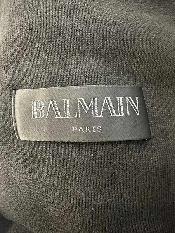 Balmain Balmain Men's Black Leather Jacket 0089 Size US M / EU 48-50 / 2 - 5 Thumbnail