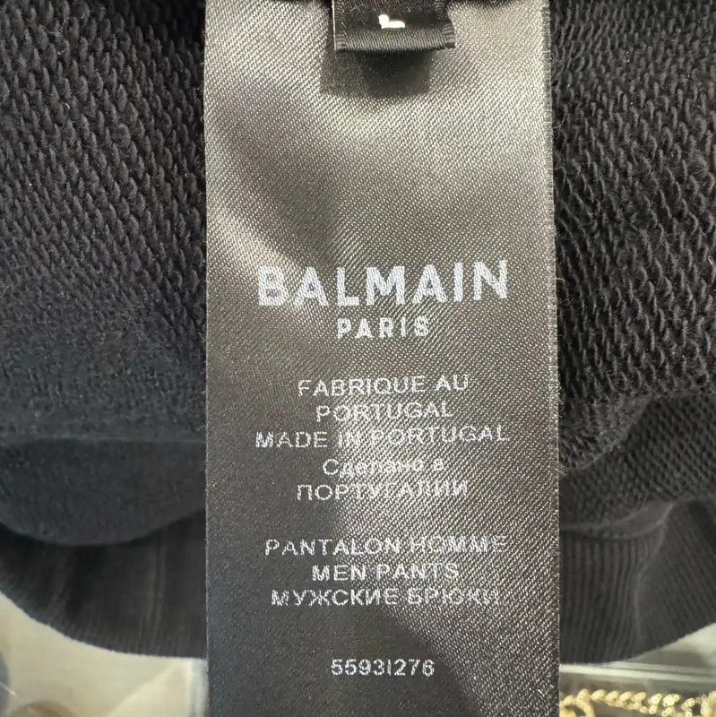 Balmain Balmain Men's Black Casual Pants in Size L 0089 Size US 31 - 6 Thumbnail
