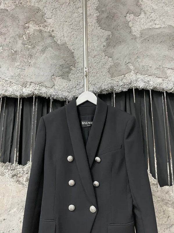 Balmain Balmain Black Double-Breasted Men's Jacket 0089 Size US M / EU 48-50 / 2 - 3 Thumbnail