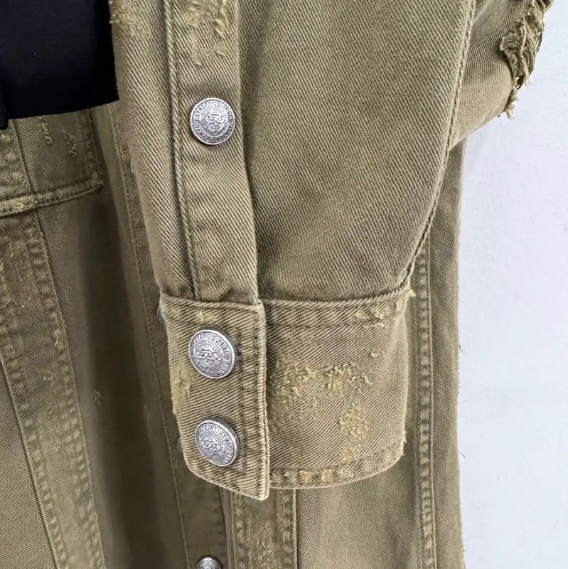Balmain Balmain Men's Green Cotton Jacket 0089 Size US M / EU 48-50 / 2 - 5 Thumbnail