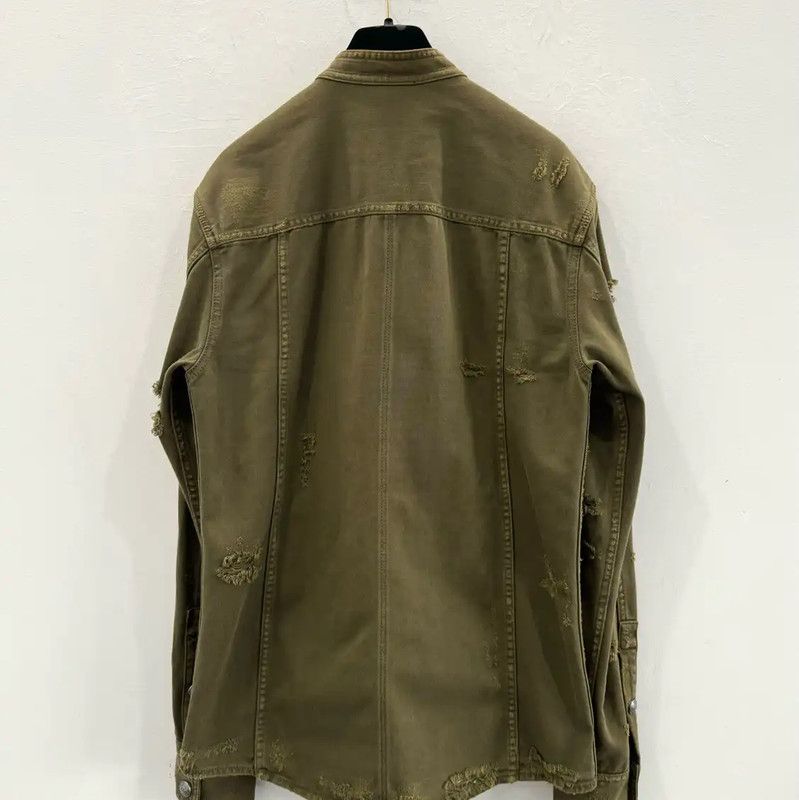 Balmain Balmain Men's Green Cotton Jacket 0089 Size US M / EU 48-50 / 2 - 2 Thumbnail