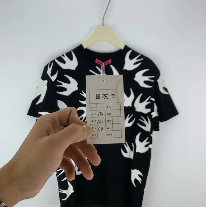 Alexander McQueen Alexander McQueen Black Cotton Men's T-Shirt 0089 Size US M / EU 48-50 / 2 - 6 Thumbnail