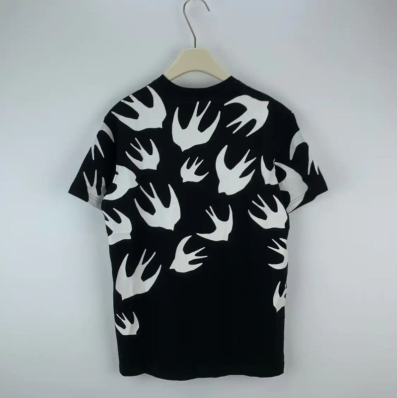 Alexander McQueen Alexander McQueen Black Cotton Men's T-Shirt 0089 Size US M / EU 48-50 / 2 - 2 Thumbnail