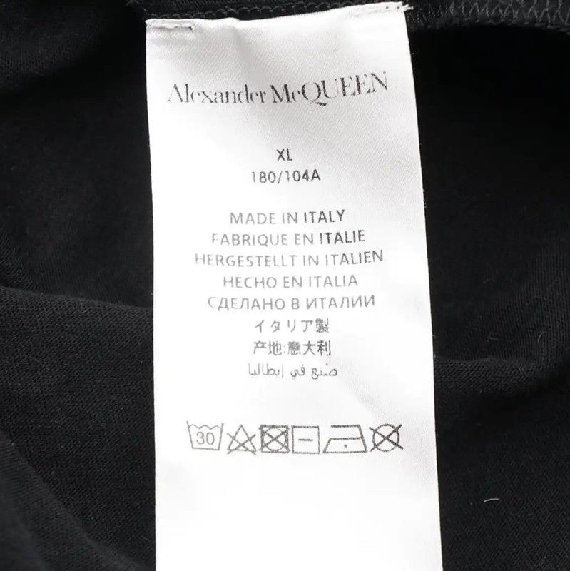 Alexander McQueen Alexander McQueen Skull Print Black T-shirt 0089 Size US XL / EU 56 / 4 - 5 Thumbnail